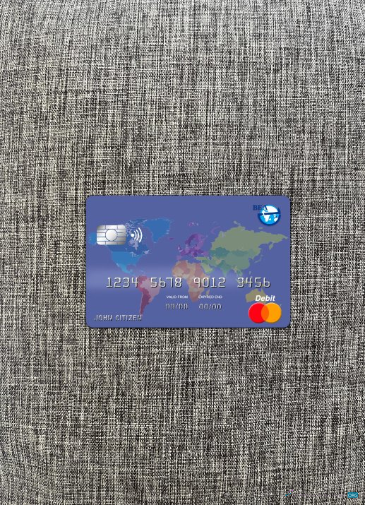 Premium Herunterladen Algerien Banque Extérieure D'algérie Mastercard Foto-Look Vorderseite Photoshop Vorlage
