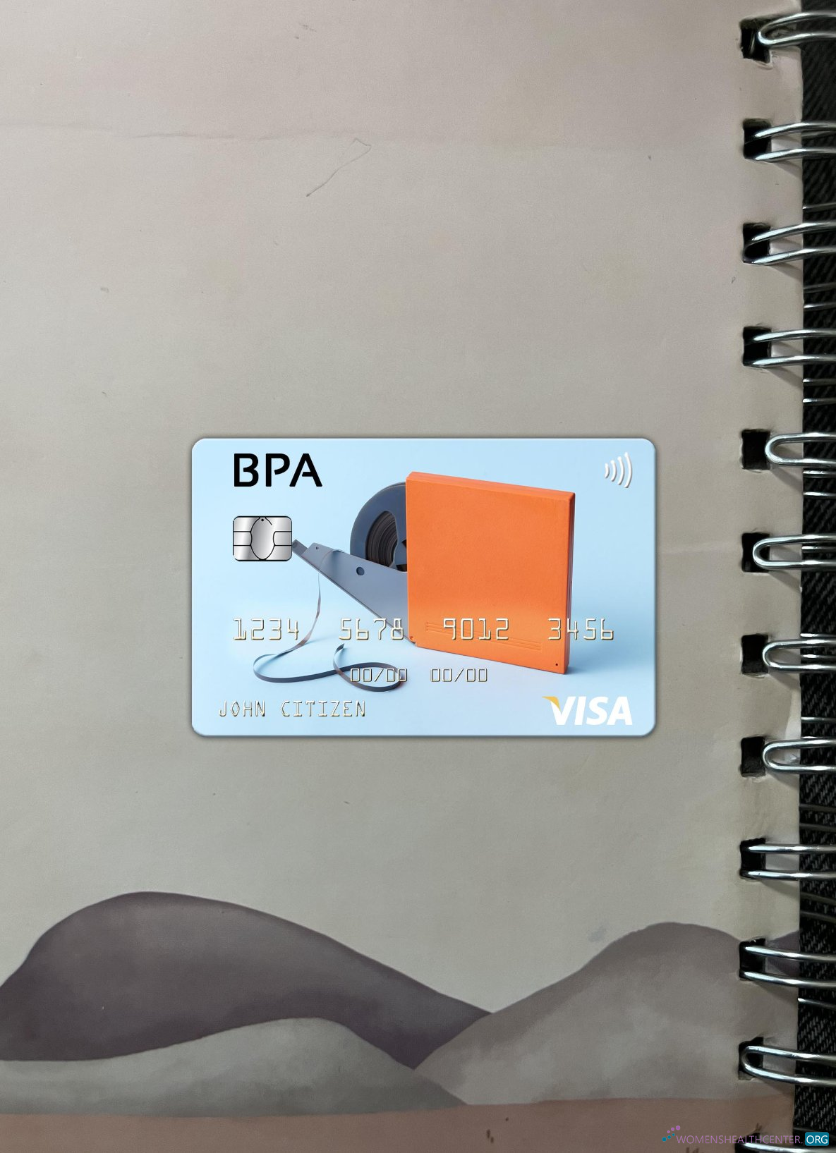 Hochwertige Herunterladen Andorra Banca Privada D'Andorra (BPA) Visa Karte Foto-Look Vorderseite Photoshop Vorlage