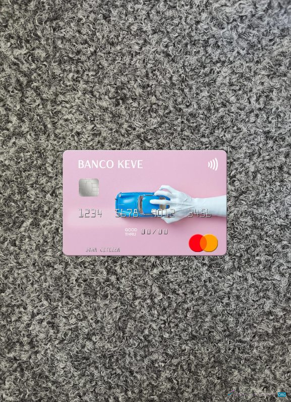 Hochwertige Herunterladen Angola Banco Keve Mastercard Foto-Look Vorderseite Photoshop Vorlage