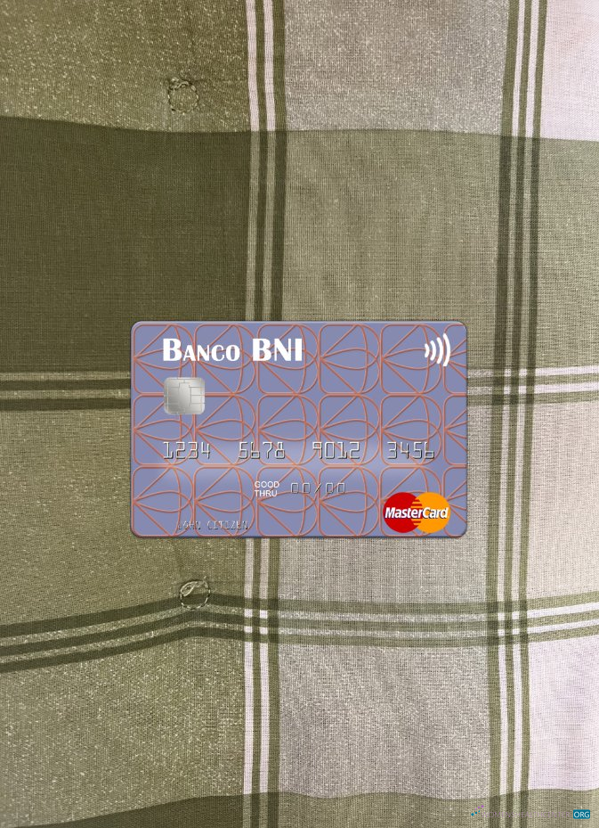 Premium Herunterladen Angola Banco de Negócios Internacional Mastercard Foto-Look Vorderseite Photoshop Vorlage