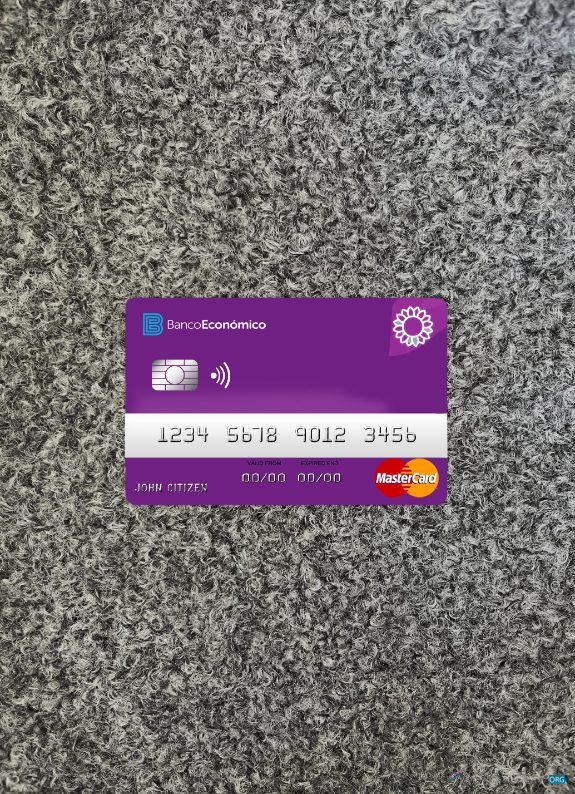 Professionelle Herunterladen Angola Bank Economio Mastercard Foto-Look Vorderseite Photoshop Vorlage