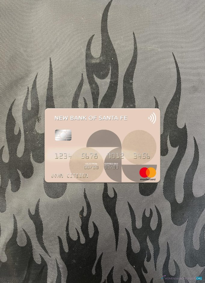 Realistische Herunterladen Argentinien Neu Bank von Santa Fe Mastercard Foto-Look Vorderseite Photoshop Vorlage