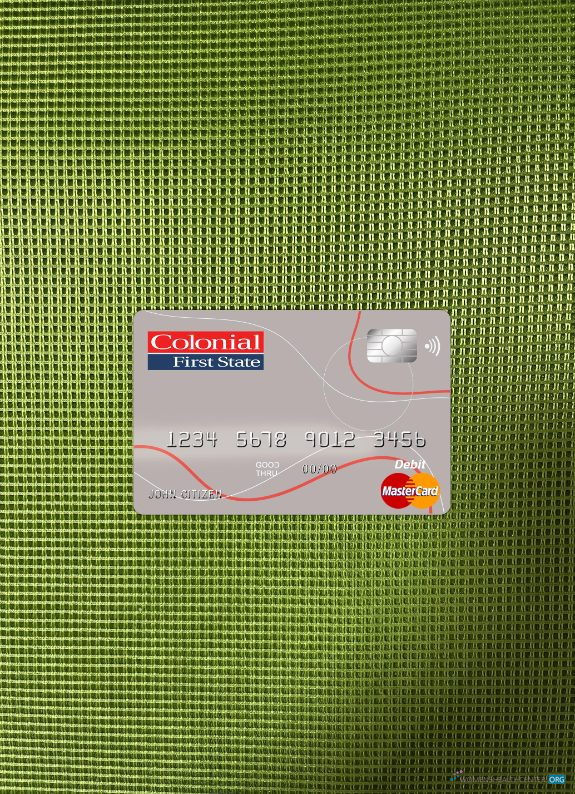 Premium Herunterladen Australien Colonial Erste Staatlich Bank Master Karte Foto-Look Vorderseite Photoshop Vorlage