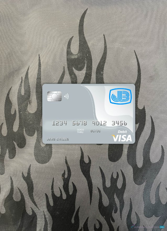 Hochwertige Herunterladen Bangladesch Janata Bank Visa Karte Foto-Look Vorderseite Photoshop Vorlage