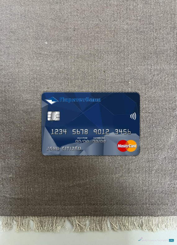 Premium Herunterladen Weißrussland Paritet Bank Mastercard Foto-Look Vorderseite Photoshop Vorlage