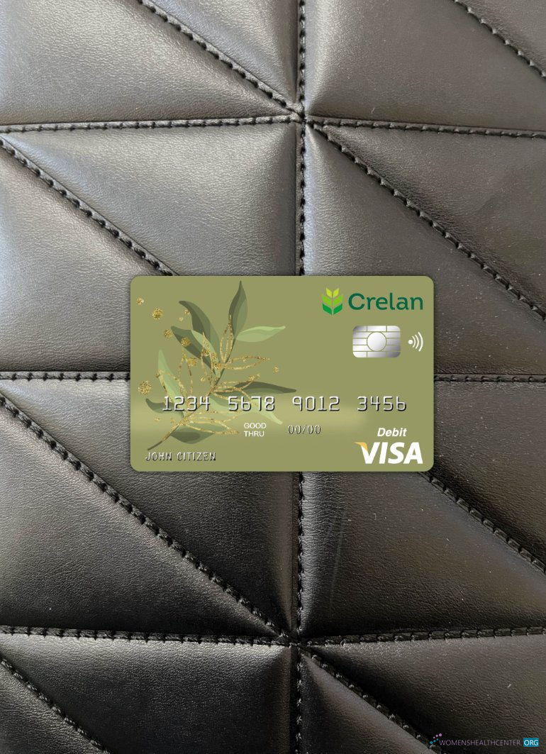 Premium Herunterladen Belgien Crelan Bank Visa Karte Foto-Look Vorderseite Photoshop Vorlage