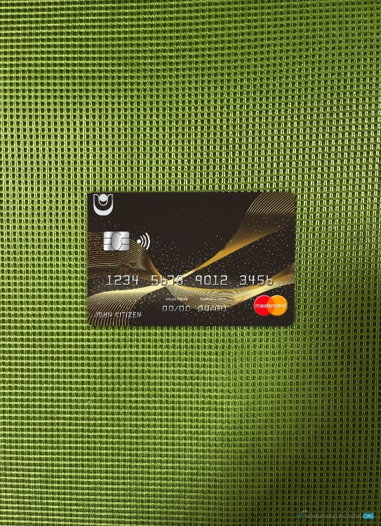 Hochwertige Herunterladen Bulgarien Vereint Bank Mastercard Foto-Look Vorderseite Photoshop Vorlage