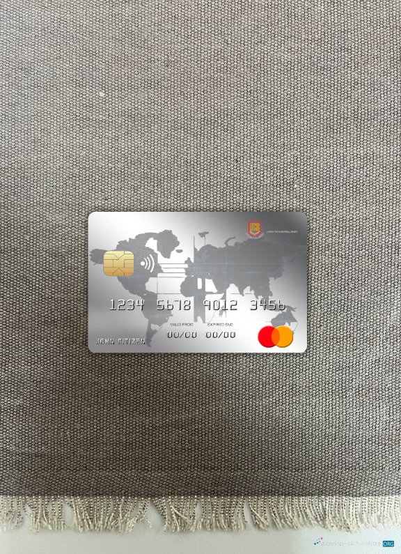 Hochwertige Herunterladen Kambodscha Union Kommerziell Bank Mastercard Foto-Look Vorderseite Photoshop Vorlage