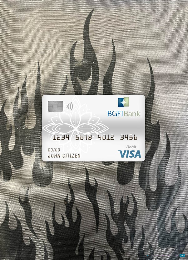 Premium Herunterladen Kamerun BGFI Bank Visa Debit Karte Foto-Look Vorderseite Photoshop Vorlage