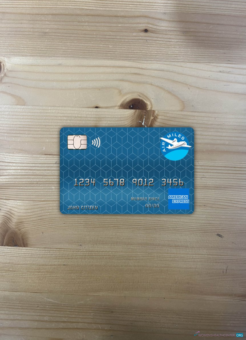 Editierbare Herunterladen Kanada American Express Air Meilen Kredit Karte Foto-Look Vorderseite Photoshop Vorlage