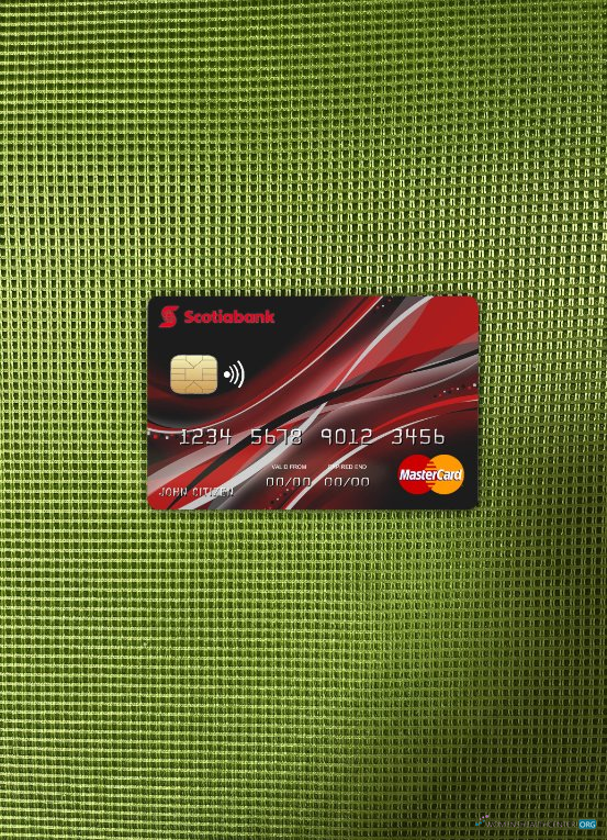 Premium Herunterladen Kanada Nova Bank Mastercard Foto-Look Vorderseite Photoshop Vorlage