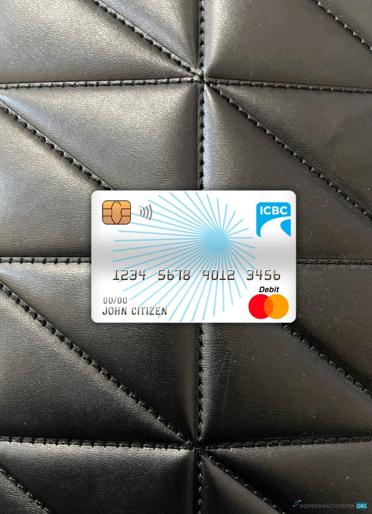 Realistische Herunterladen China Industrial und Kommerziell Bank Master Debit Karte Foto-Look Vorderseite Photoshop Vorlage