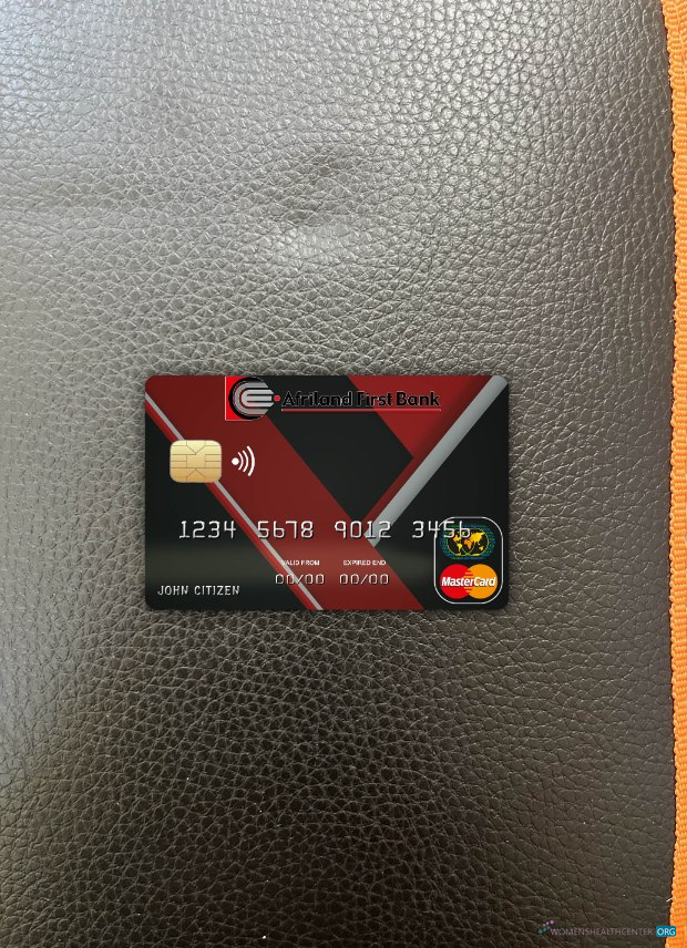 Premium Herunterladen Kongo Afriland Erste Bank Mastercard Foto-Look Vorderseite Photoshop Vorlage