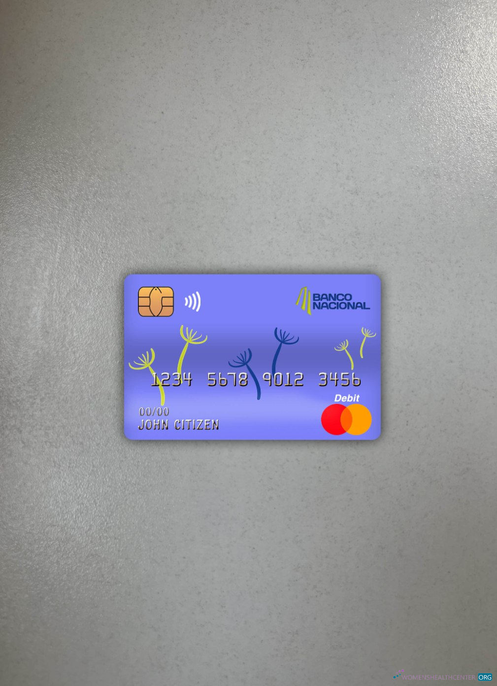 Editierbare Herunterladen Costa Rica Banco Nacional Bank Mastercard Foto-Look Vorderseite Photoshop Vorlage