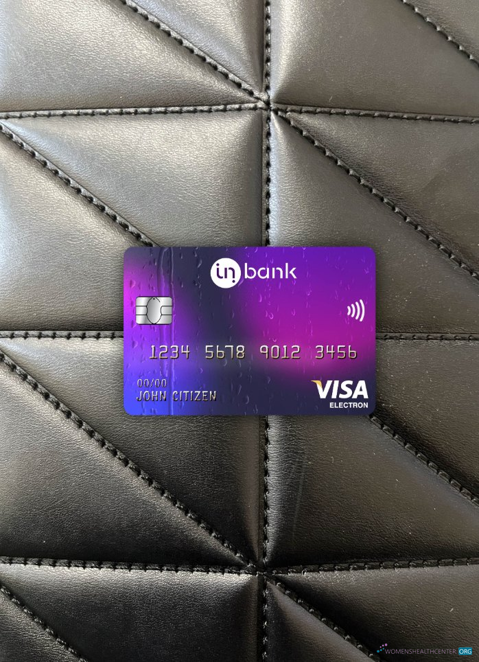 Premium Herunterladen Estland Idbank Visa Electron Karte Foto-Look Vorderseite Photoshop Vorlage