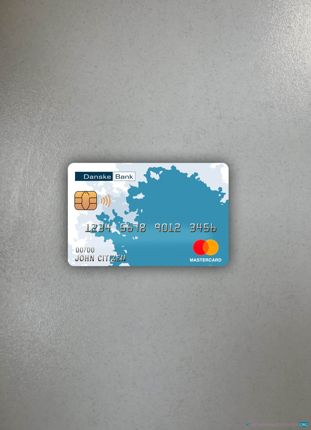 Hochwertige Herunterladen Finnland Danske Bank Mastercard Foto-Look Vorderseite Photoshop Vorlage