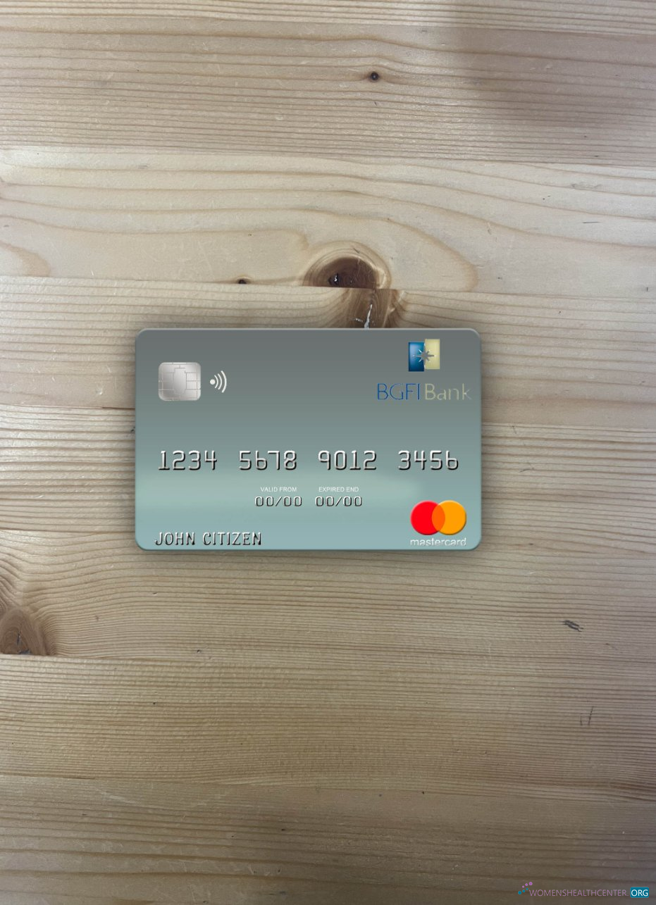 Professionelle Herunterladen Gabun BGFI Bank Mastercard Foto-Look Vorderseite Photoshop Vorlage