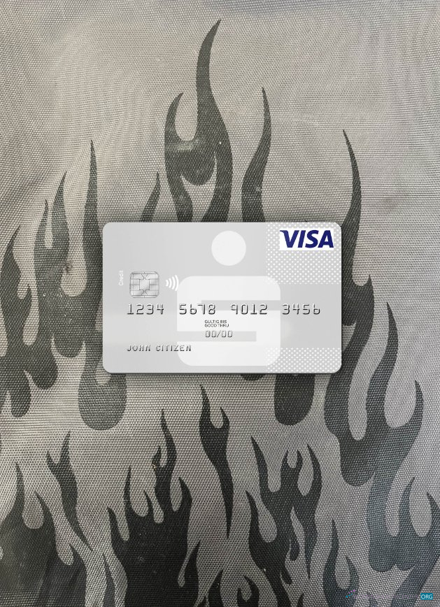Hochwertige Herunterladen Deutschland Sparkasse Visa Foto-Look Vorderseite Photoshop Vorlage
