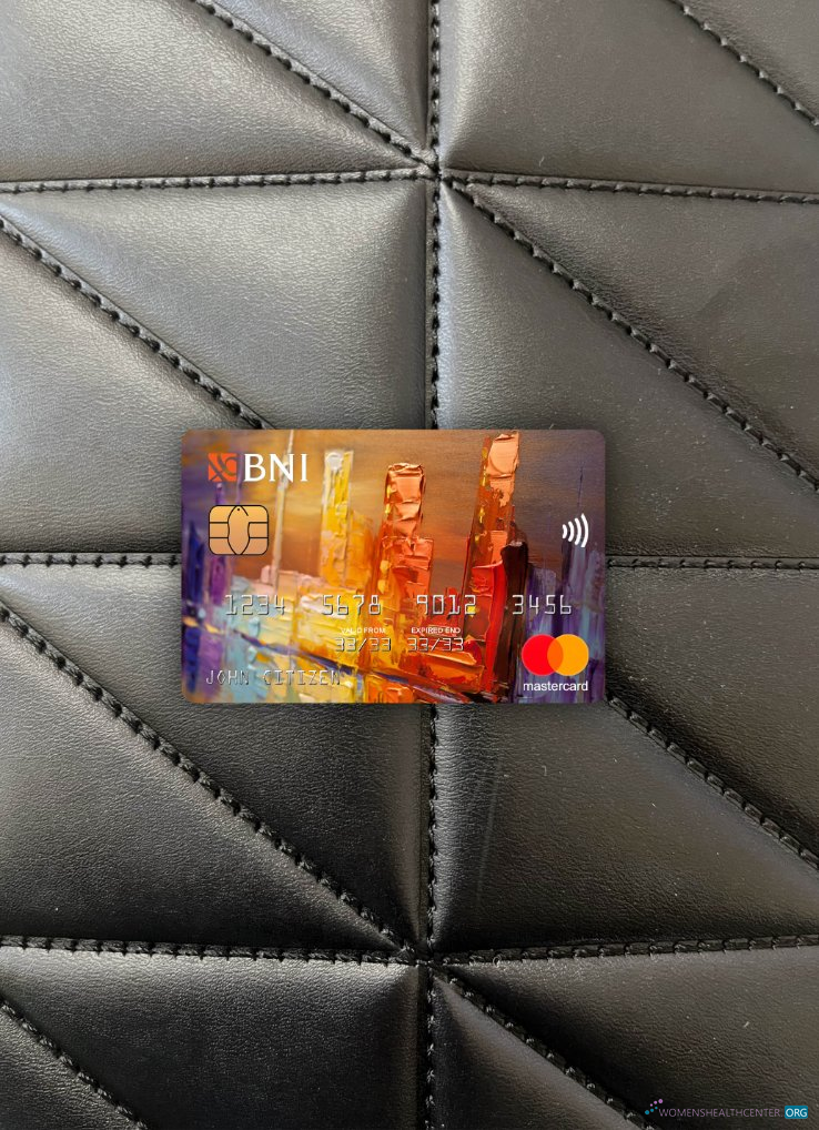 Premium Herunterladen Indonesien Bank Negara Indonesien (BNI) Mastercard Foto-Look Vorderseite Photoshop Vorlage