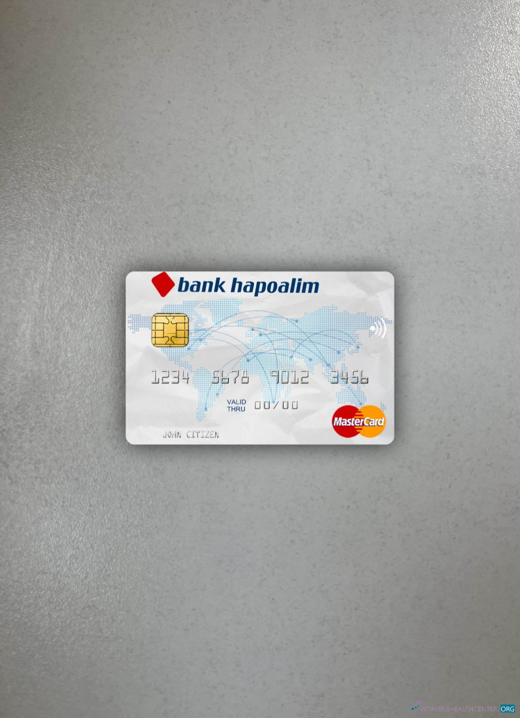 Hochwertige Herunterladen Israel Bank Hapoalim Mastercard Foto-Look Vorderseite Photoshop Vorlage