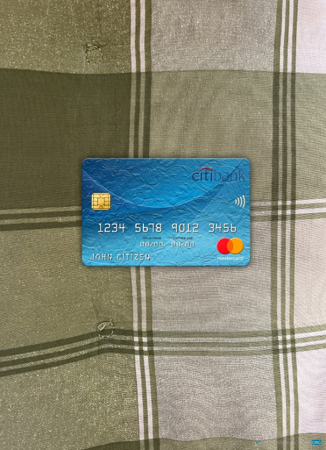 Hochwertige Herunterladen Italien Citibank Mastercard Foto-Look Vorderseite Photoshop Vorlage