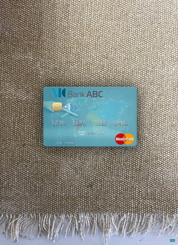 Premium Herunterladen Jordanien Arab Banking Konzern (ABC) Mastercard Foto-Look Vorderseite Photoshop Vorlage