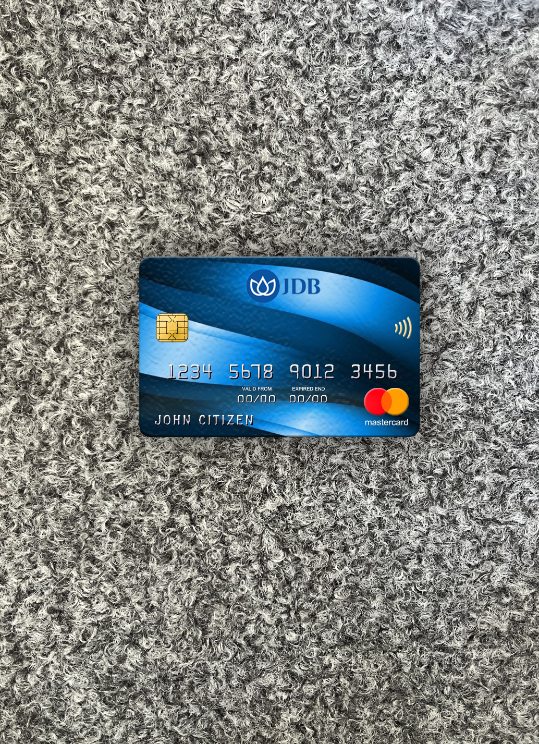 Realistische Herunterladen Laos Joint Entwicklung Bank Mastercard Foto-Look Vorderseite Photoshop Vorlage