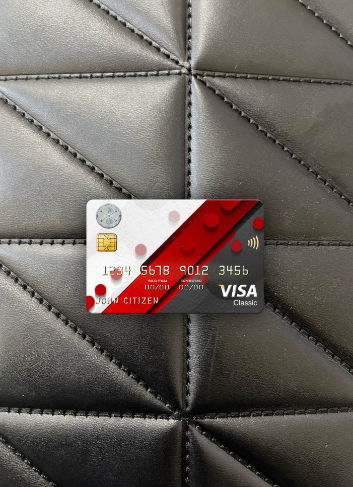 Professionelle Herunterladen Liberia Zentral Bank Visa Classic Karte Foto-Look Vorderseite Photoshop Vorlage