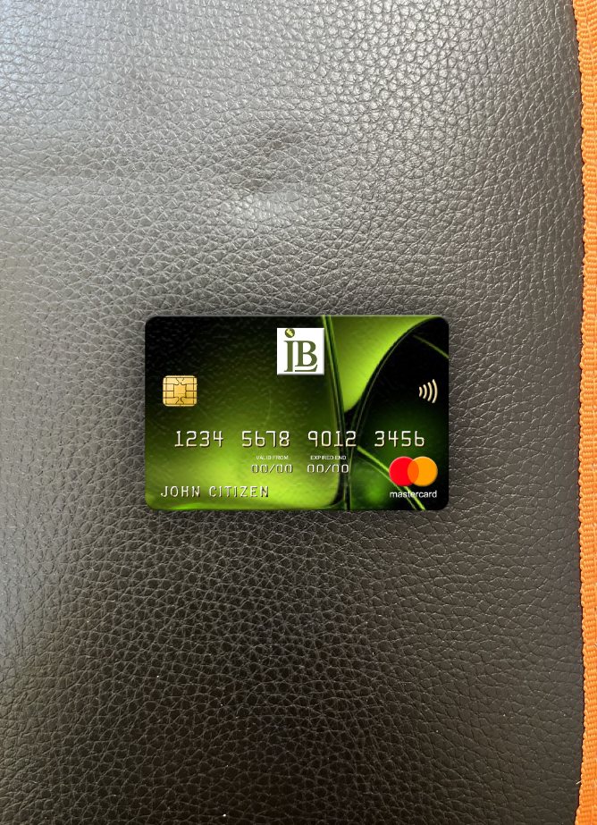 Professionelle Herunterladen Liberia IB Internationale Bank Mastercard Foto-Look Vorderseite Photoshop Vorlage