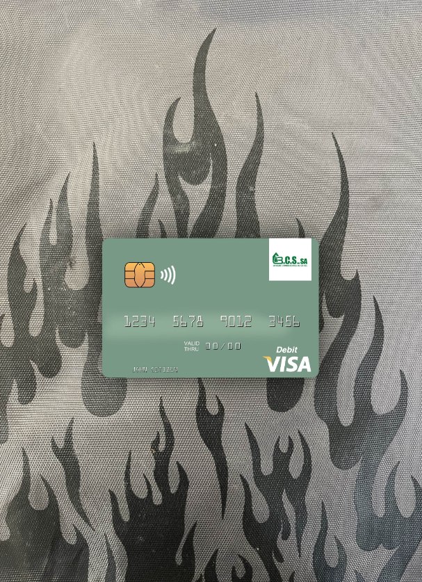 Realistische Herunterladen Mali Banque Commerciale Du Sahel Visa Debit Karte Foto-Look Vorderseite Photoshop Vorlage