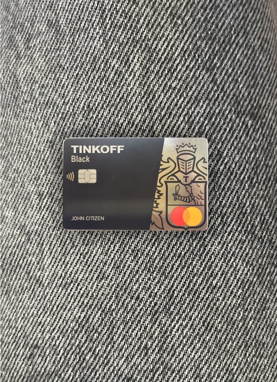 Editierbare Herunterladen Russland Tinkoff Bank Mastercard Foto-Look Vorderseite Photoshop Vorlage