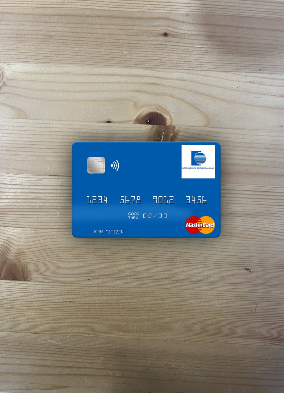 Premium Herunterladen Senegal The International Kommerziell Bank Mastercard Foto-Look Vorderseite Photoshop Vorlage