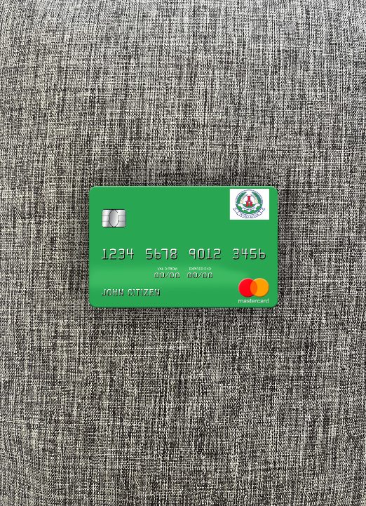 Hochwertige Herunterladen Südsudan Ivory Bank Mastercard Foto-Look Vorderseite Photoshop Vorlage