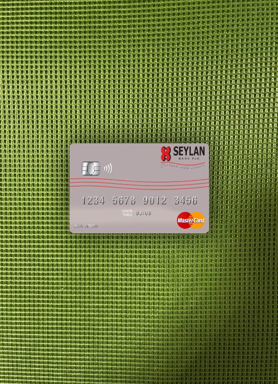 Realistische Herunterladen Sri Lanka Seylan Bank Plc Mastercard Foto-Look Vorderseite Photoshop Vorlage