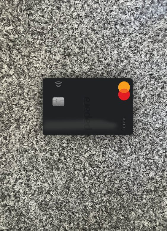 Editierbare Herunterladen Türkei Papara Mastercard Foto-Look Vorderseite Photoshop Vorlage
