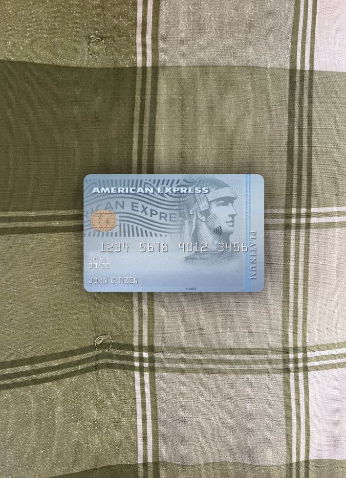 Hochwertige Herunterladen USA Carrington Hypothek Services Bank AMEX Platin Karte Foto-Look Vorderseite Photoshop Vorlage