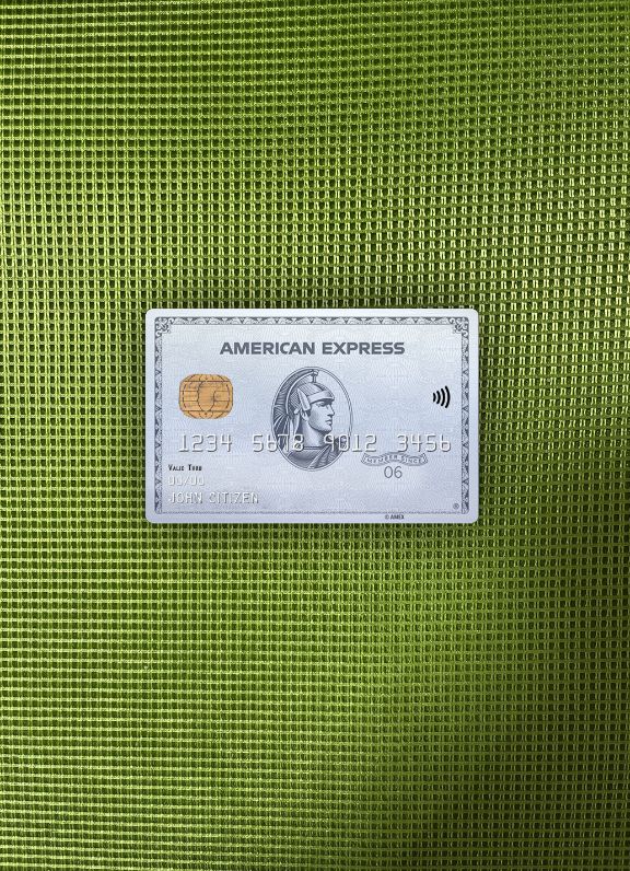 Premium Herunterladen USA Chase Bank AMEX Platin Karte Foto-Look Vorderseite Photoshop Vorlage