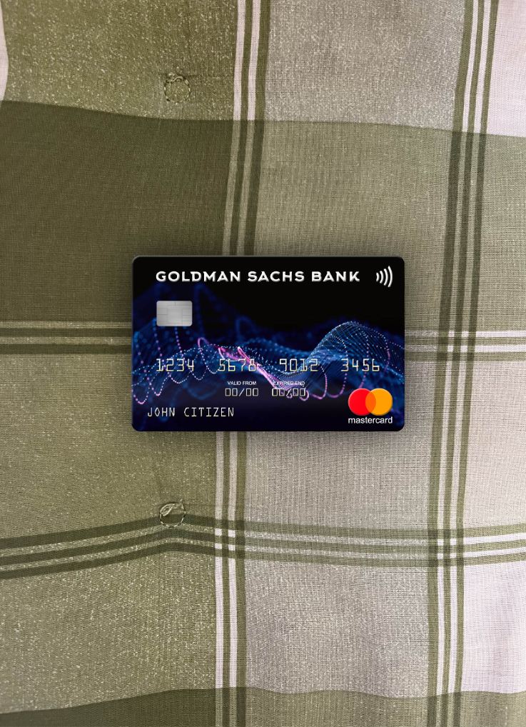 Premium Herunterladen USA Goldman Sachs Bank Mastercard Foto-Look Vorderseite Photoshop Vorlage