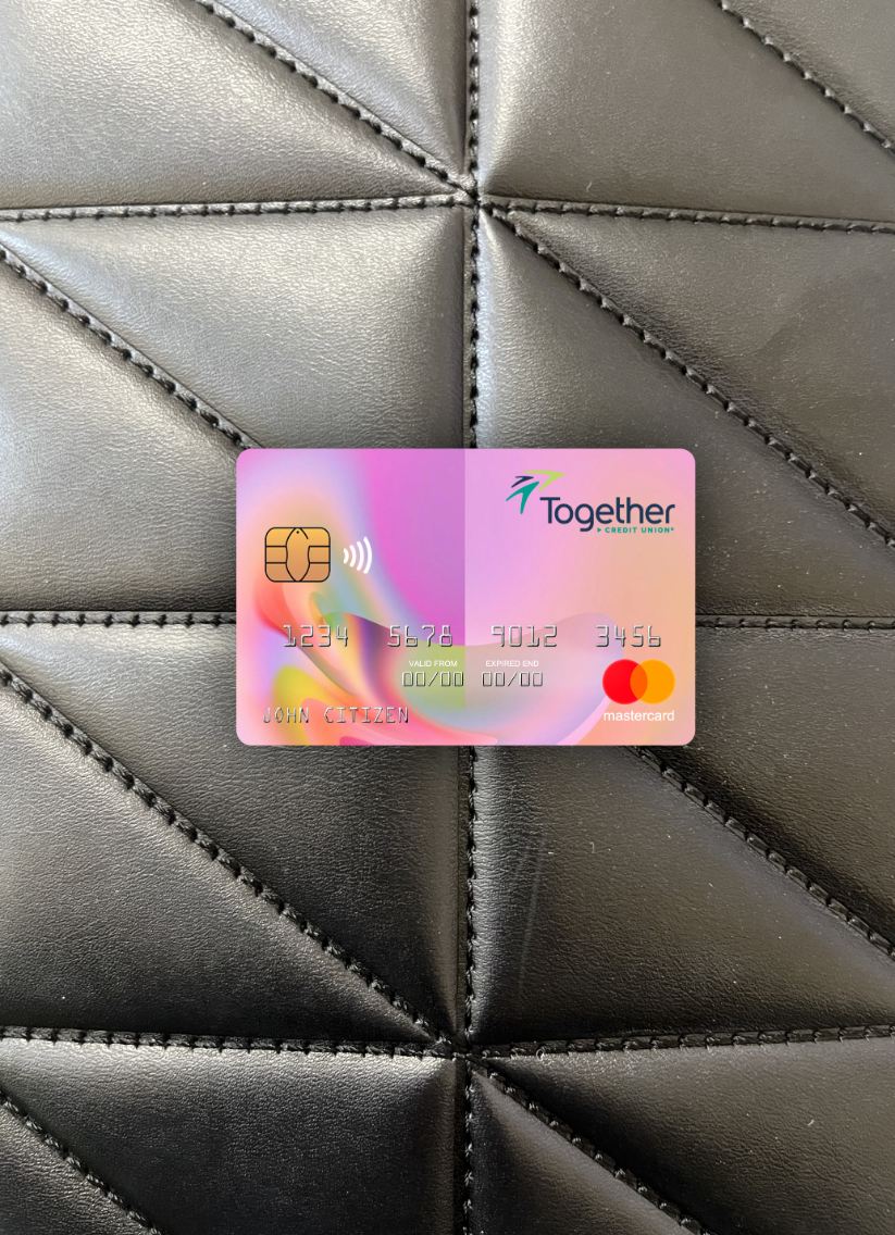 Professionelle Herunterladen USA Missouri Together Kredit Union Bank Mastercard Foto-Look Vorderseite Photoshop Vorlage