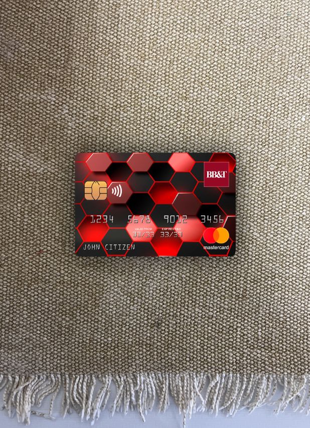 Premium Herunterladen USA Nord Carolina BB&T Corp. Bank Mastercard Foto-Look Vorderseite Photoshop Vorlage