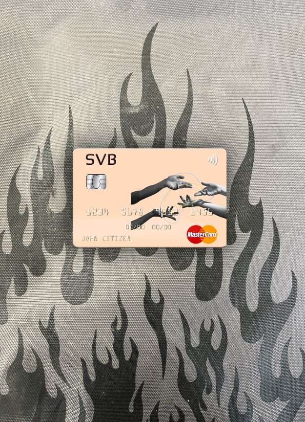 Hochwertige Herunterladen USA SVB Financial Group Mastercard Foto-Look Vorderseite Photoshop Vorlage