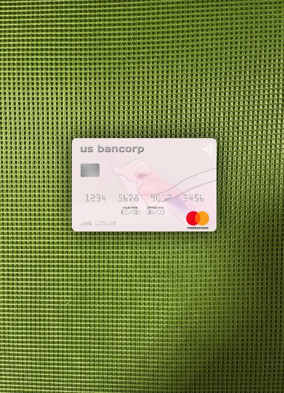Hochwertige Herunterladen USA U.S. Bancorp Bank Mastercard Foto-Look Vorderseite Photoshop Vorlage