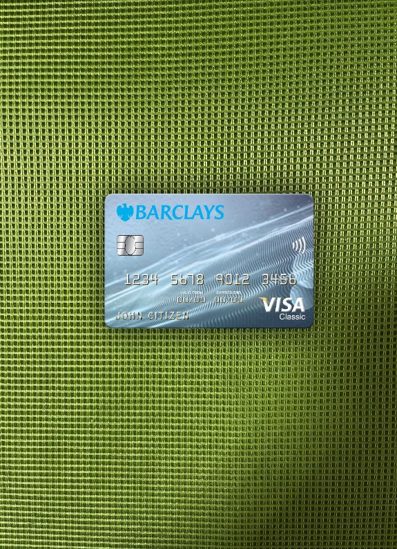 Premium Herunterladen Vereinigtes Königreich Barclays Bank Visa Classic Karte Foto-Look Vorderseite Photoshop Vorlage