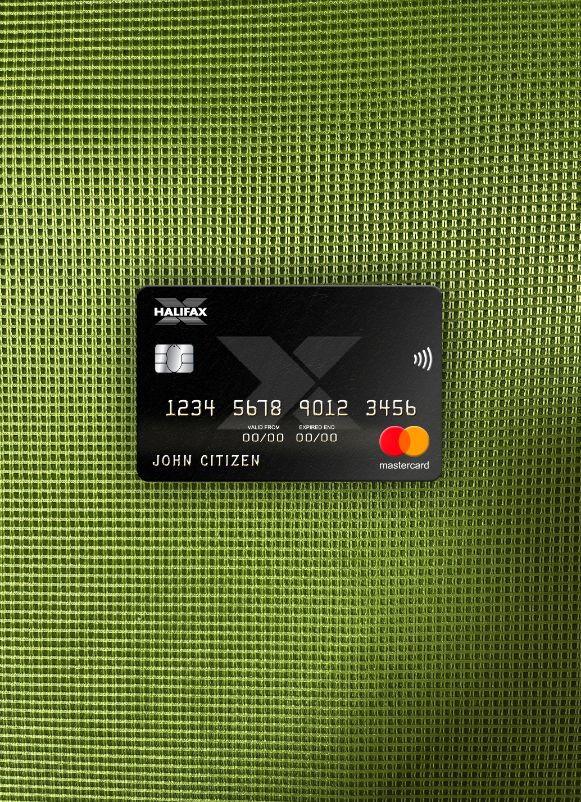 Editierbare Herunterladen Vereinigtes Königreich Halifax Bank Mastercard Foto-Look Vorderseite Photoshop Vorlage
