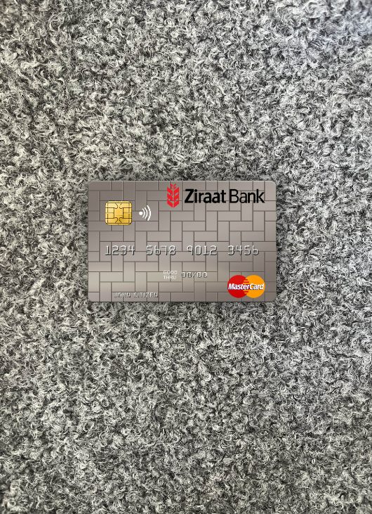 Hochwertige Herunterladen Usbekistan Ziraat Bank Mastercard Foto-Look Vorderseite Photoshop Vorlage