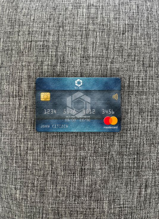 Philippinen Rizal Kommerziell Banking Konzern (RCBC) Mastercard Foto-Look Vorderseite muster