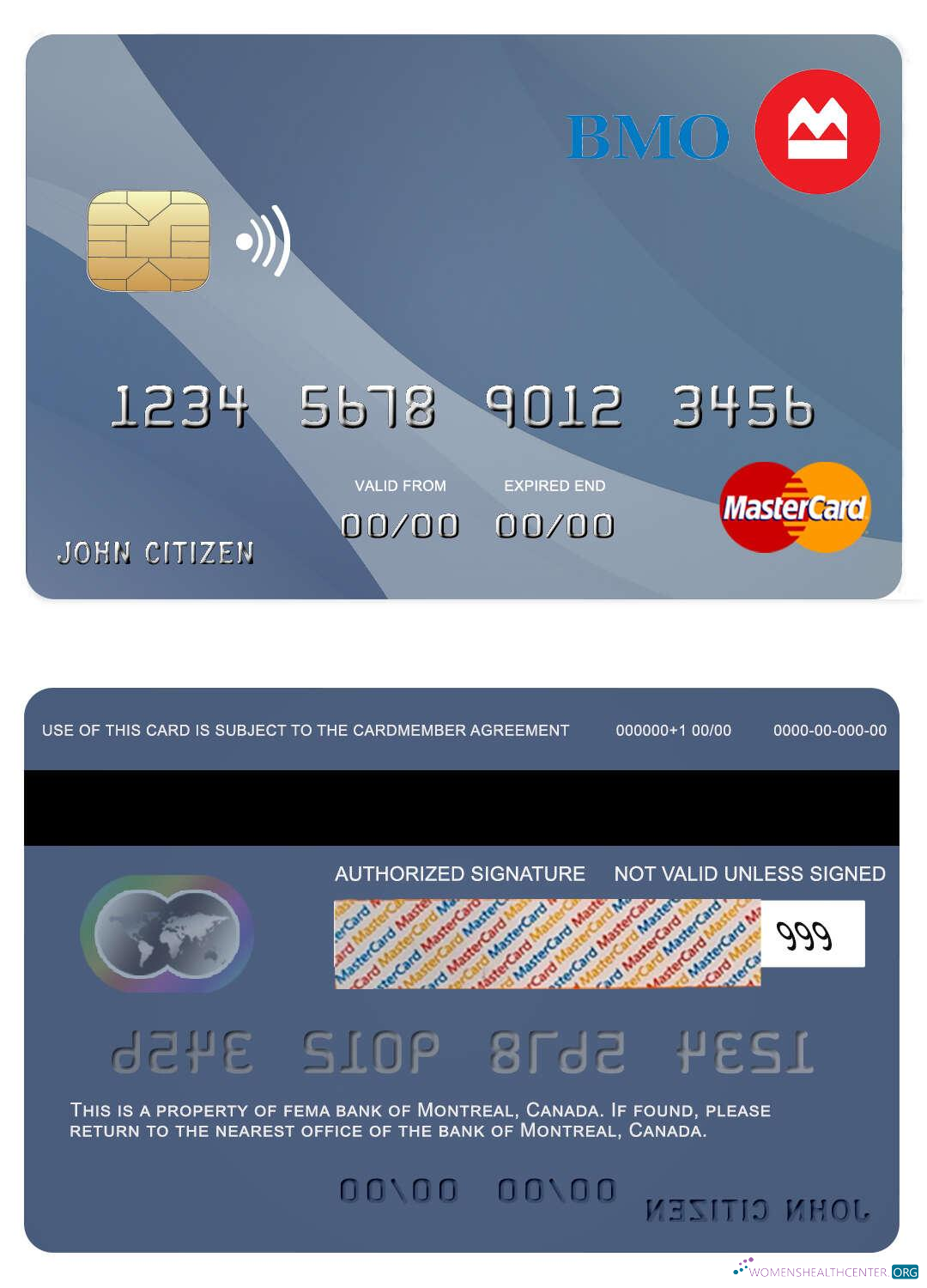 Premium Herunterladen Kanada Montreal Bank Mastercard Photoshop Vorlage