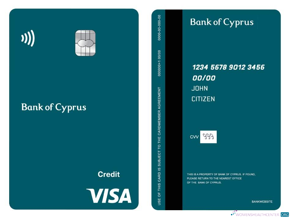 Professionelle Herunterladen Zypern Bank von Zypern Visa Kredit Vertical Karte Photoshop Vorlage