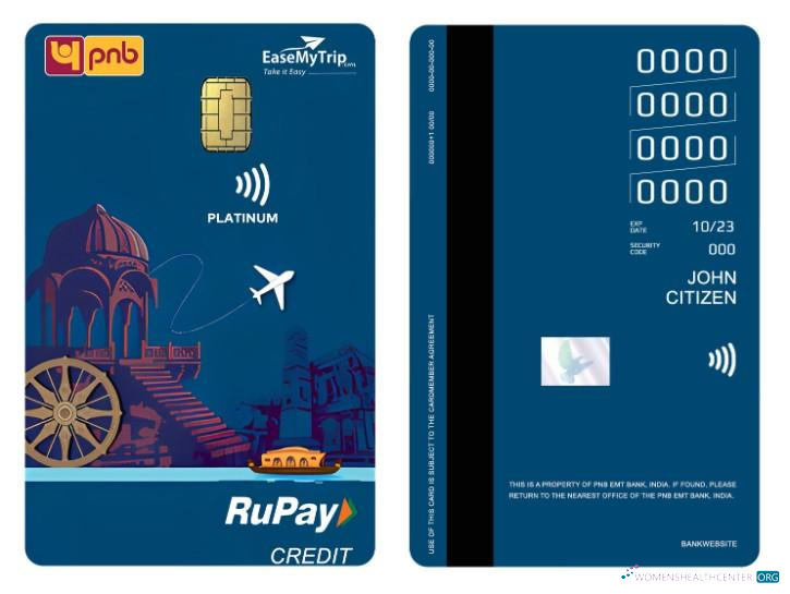 Editierbare Herunterladen Indien PNB EMT Bank RuPay Platin Kredit Vertical Karte Photoshop Vorlage
