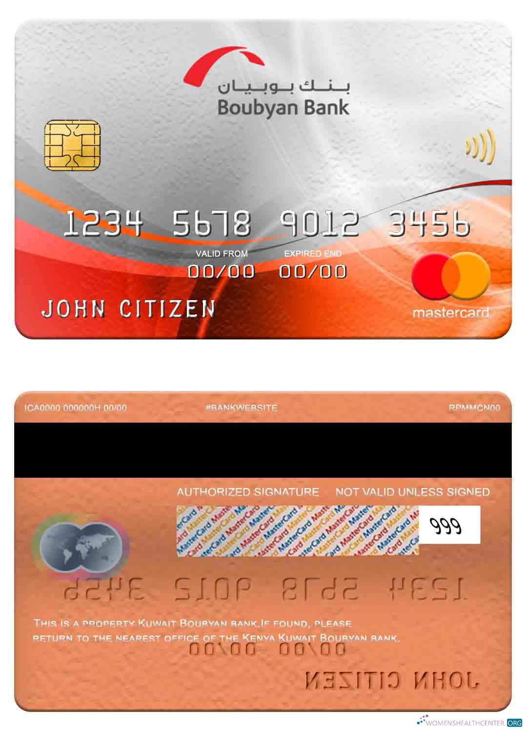 Premium Herunterladen Kuwait Boubyan Bank Mastercard Photoshop Vorlage
